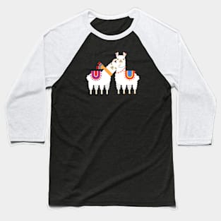 Cute llama friend Baseball T-Shirt